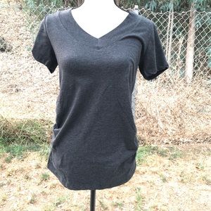 Ambiance Maternity Gray T-Shirt Top Sz L NEW